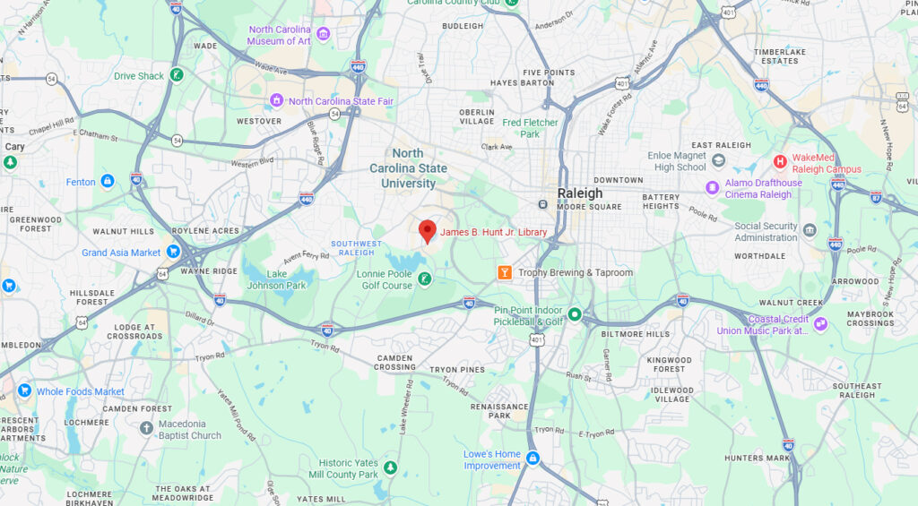 Hunt Library Location